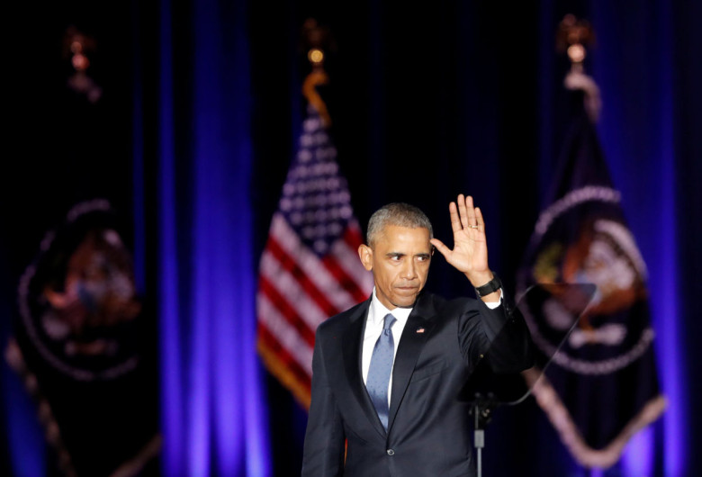 Obama deja la presidencia con su nivel más alto de popularidad