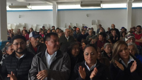 Entregan despensas a adultos mayores en Altamira