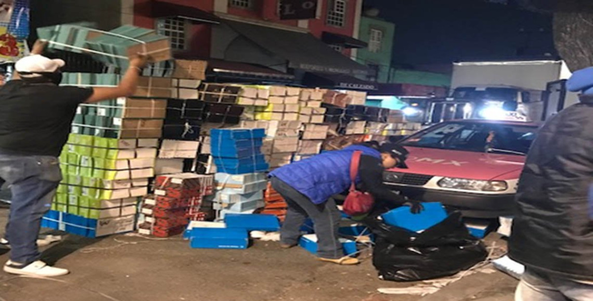 Aseguran cerca de 9 mil pares de tenis `pirata´