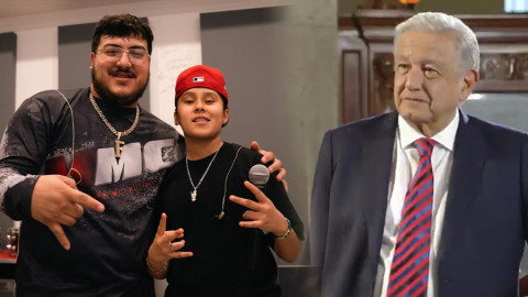 AMLO defiende a Yahritza y la invita a cantar con Grupo Frontera en el Zócalo