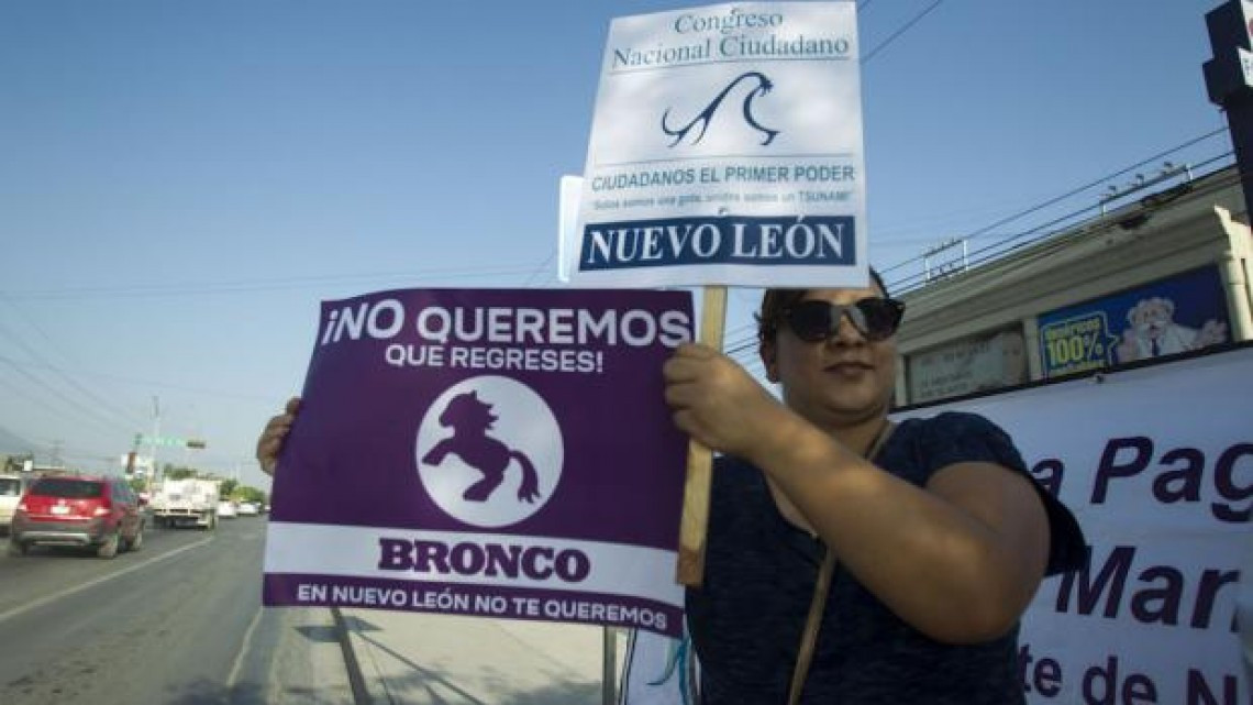 Rechazan regreso de “El Bronco” en Nuevo León