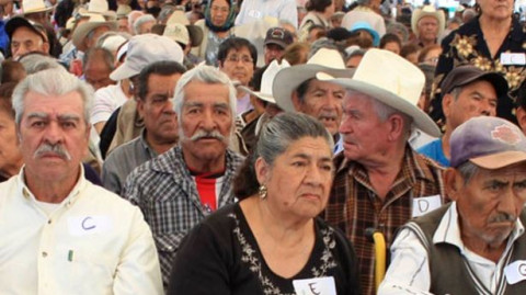 Exigen abuelitos lugar digno para recibir 65 y más