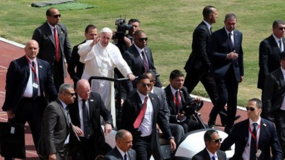 El papa Francisco concluye su visita a Egipto
