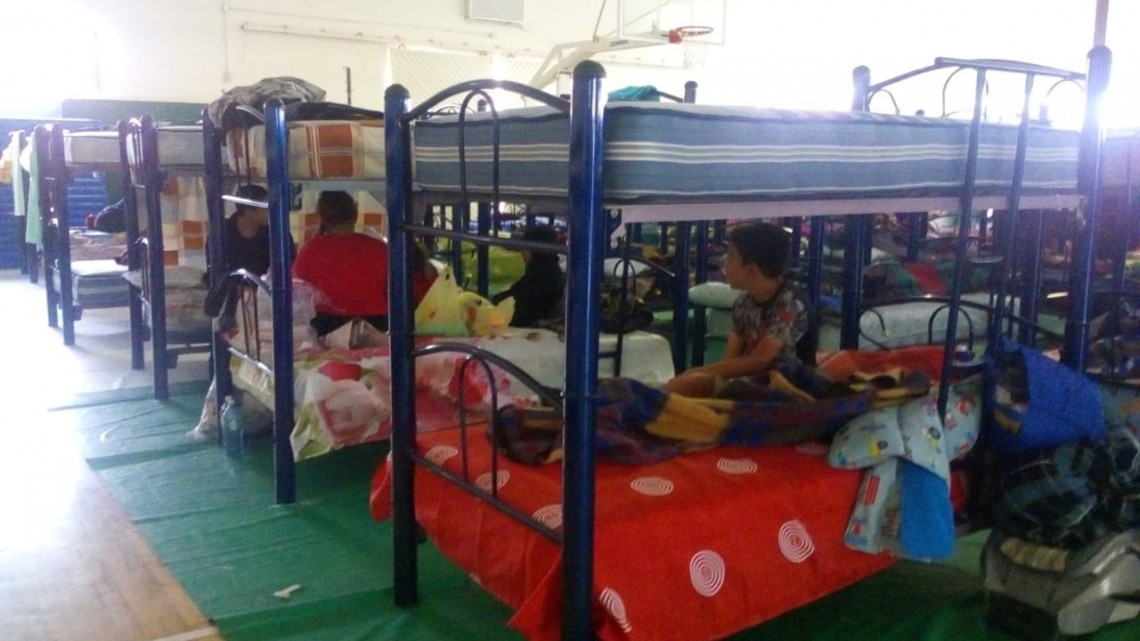 Muy poco migrantes aceptaron ser trasladados al refugio temporal que ofrece el municipio