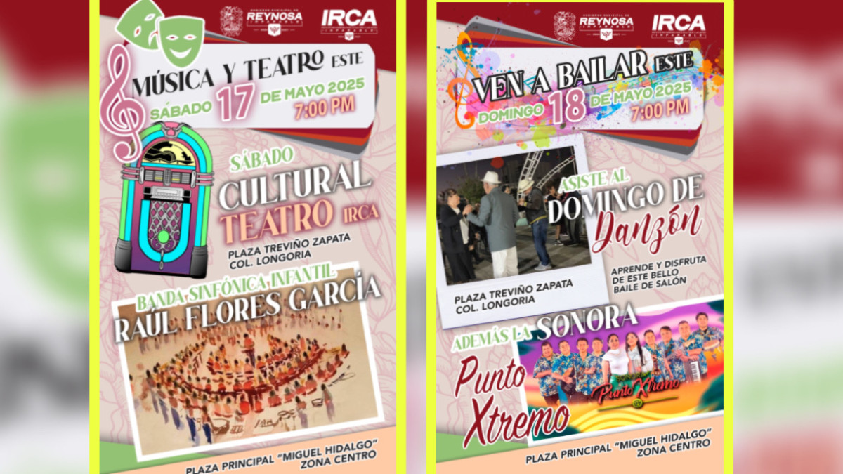 Promueve Gobierno de Carlos Peña Ortiz cartelera cultural con teatro, música y danza