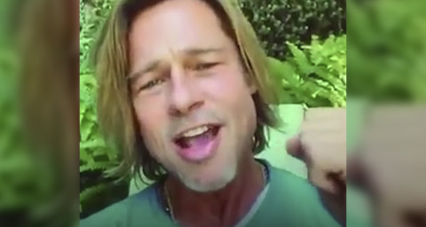 Brad Pitt sorprende a unos universitarios en su graduación