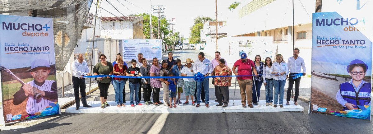 Entrega Nvo. Laredo mejores vialidades al sector Centro