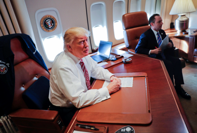 Asegura Trump que no es necesario que se extienda el muro por toda la frontera 