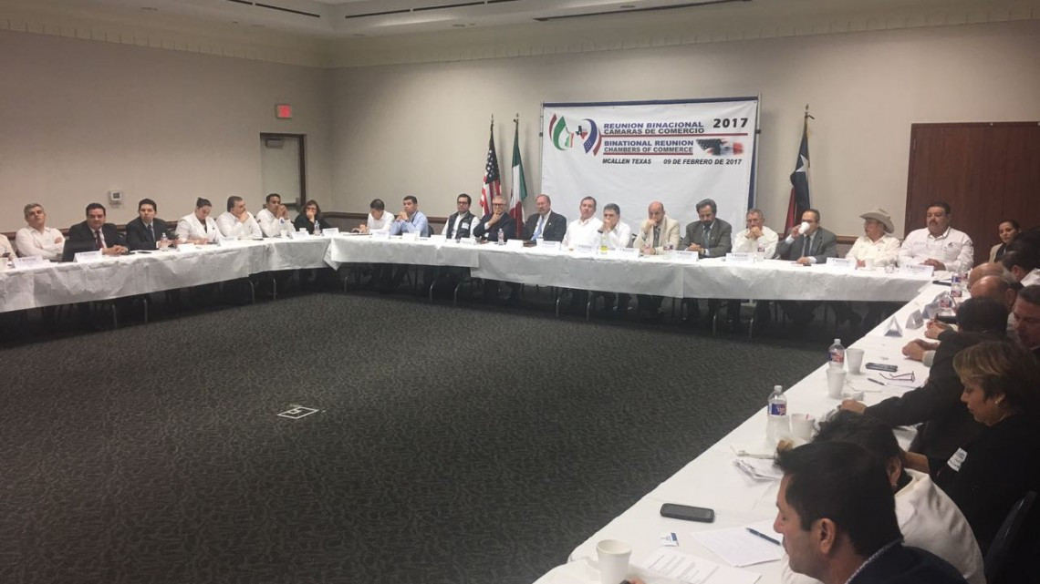 Celebran Reunión Binacional Cámaras de Comercio de Tamaulipas y el sur de Texas