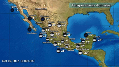 Prevén altas temperaturas en gran parte del país 