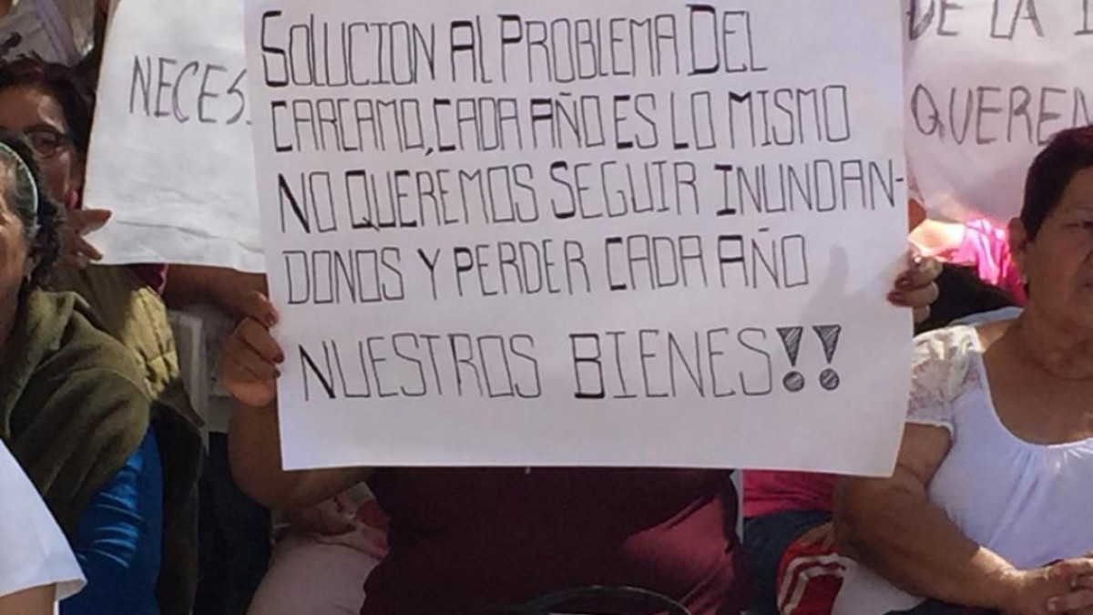 Piden avance en proyecto que evite inundaciones en Villas de Altamira