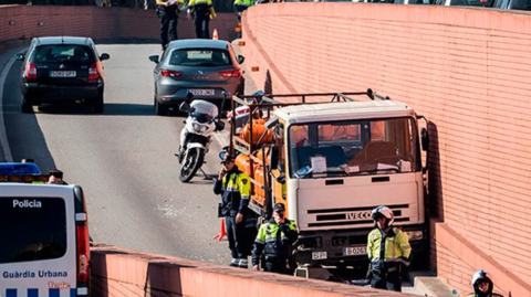 Roban gas butano en Barcelona, España 