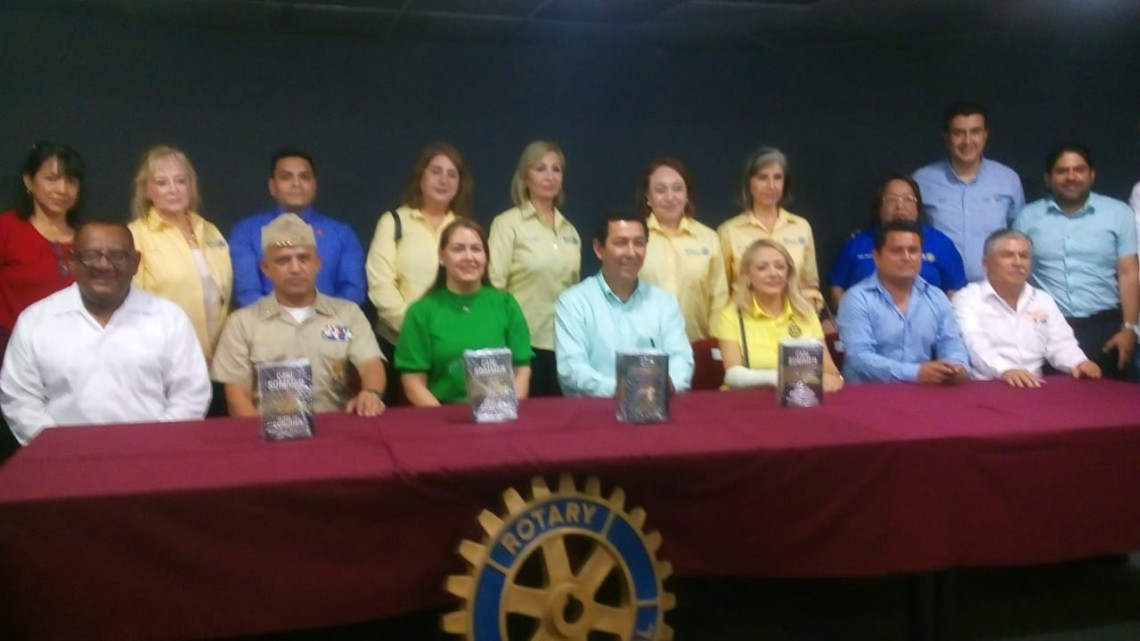 Club rotario “Matamoros Profesional” dona 4 mil libros a la secretaria de Educación de Matamoros