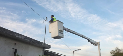 Imparable rehabilitación del alumbrado público en Reynosa