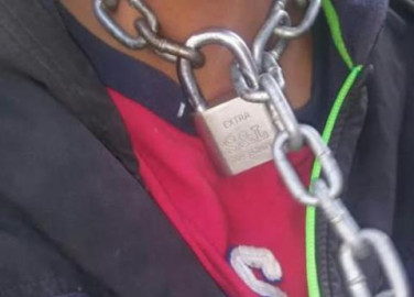 Menor encadenado es rescatado en Aguascalientes