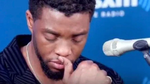 Comparten video de Chadwick Boseman llorando por el impacto de Black Panther en dos niños con cáncer 