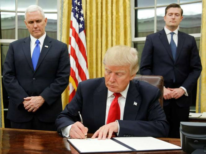 Trump firmará órdenes ejecutivas para renegociar TLCAN