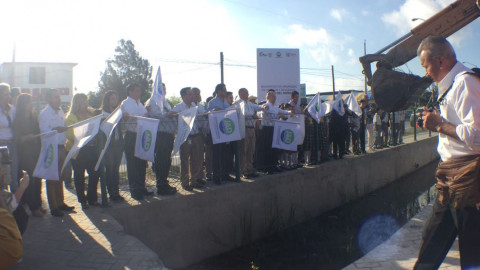 Chuchín pone en marcha la limpieza de canales y drenes 