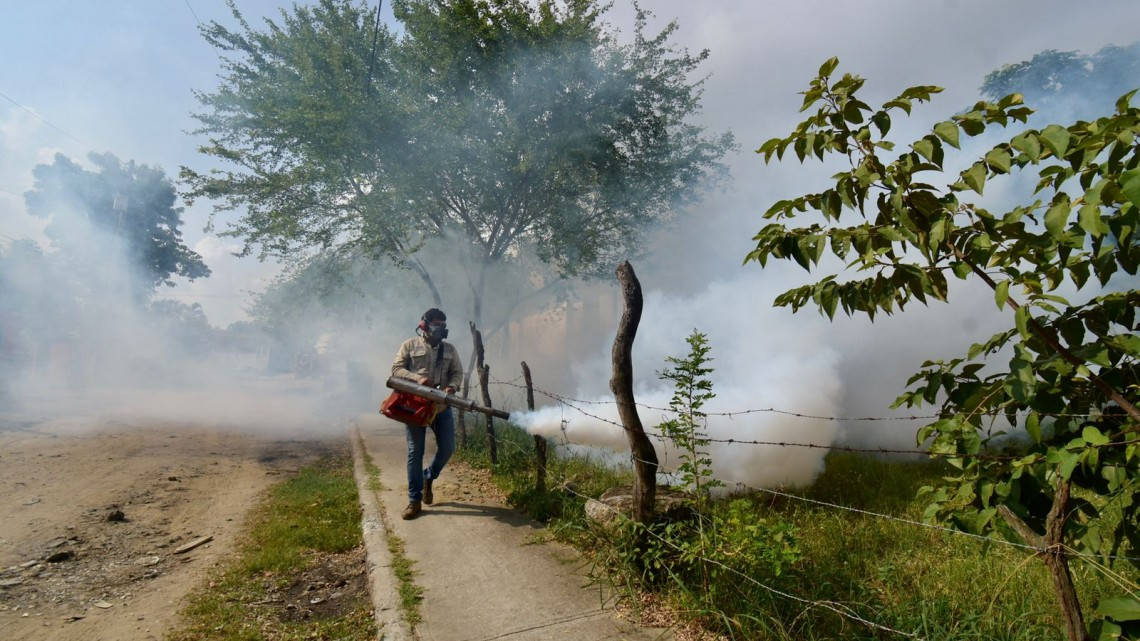 Mantienen acciones de descacharrización y fumigación en colonias de Altamira