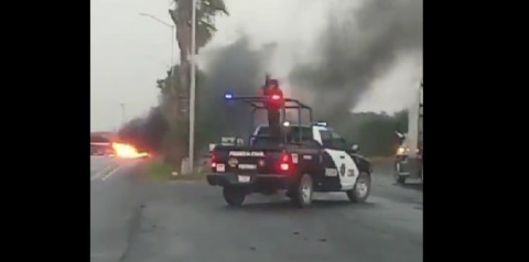 Bloqueos en Carretera Nacional en Nuevo León fueron respuesta a operativos: Seguridad