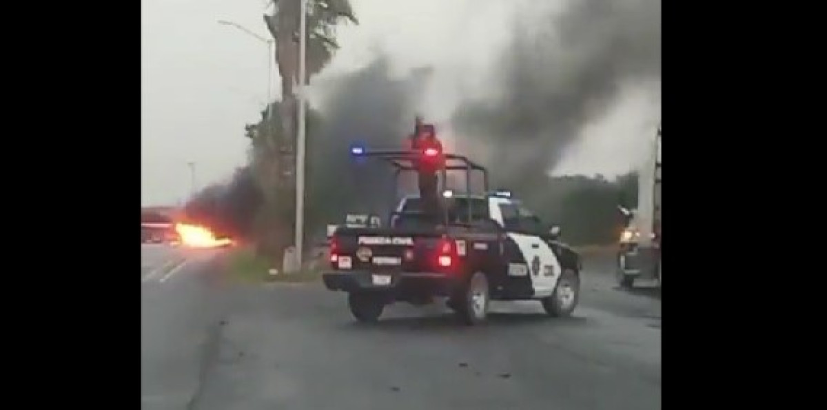 Bloqueos en Carretera Nacional en Nuevo León fueron respuesta a operativos: Seguridad