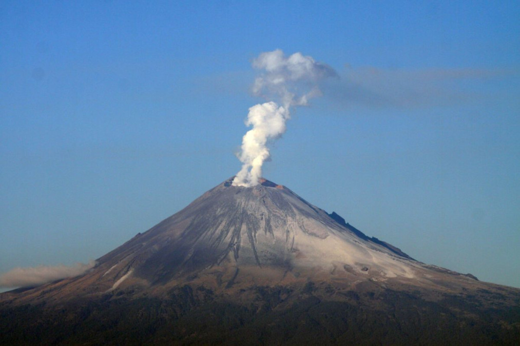 Volcán Popocatépetl en Amarillo Fase 2