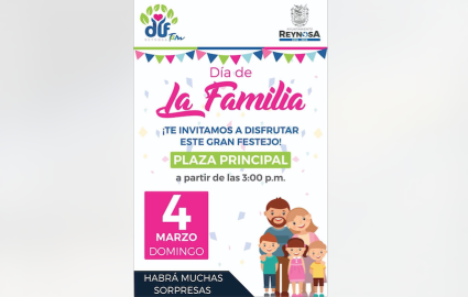 Festejará Gobierno Municipal Día de la Familia