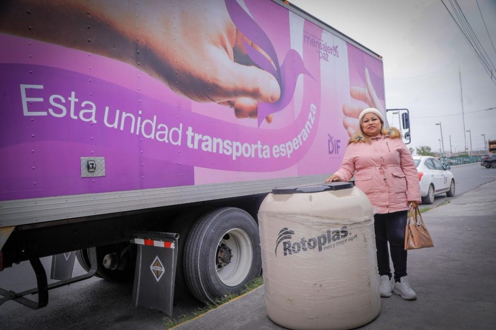 Entrega DIF Tamaulipas apoyos en la frontera a través de la Ruta de la Esperanza