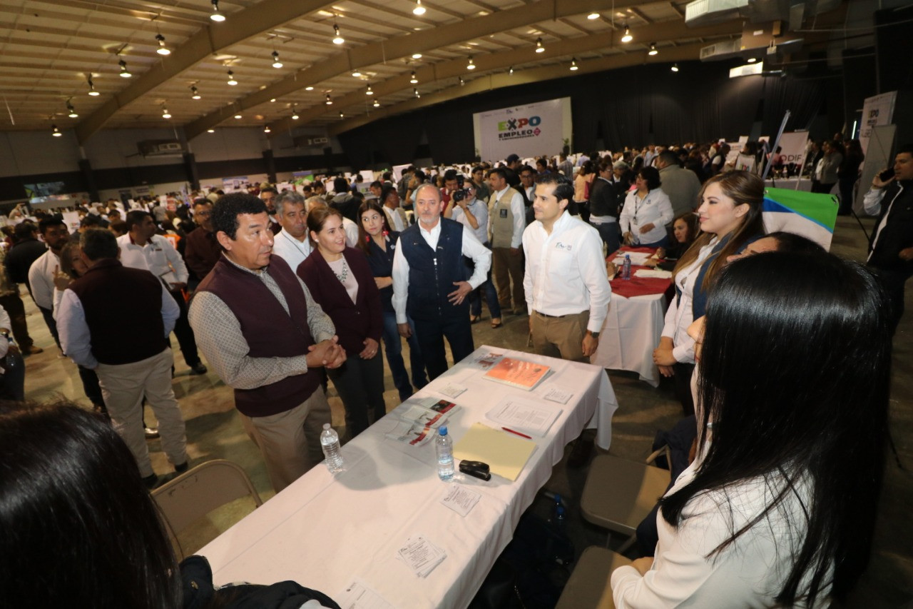 Inaugura alcalde Mario López Expo Empleo Emprendedor 2019
