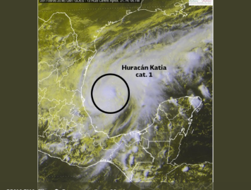 Katia se convierte en huracán y podría llegar a Tamaulipas