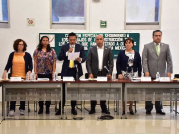 Diputado pide dar seguimiento a la reconstrucción del país tras sismos