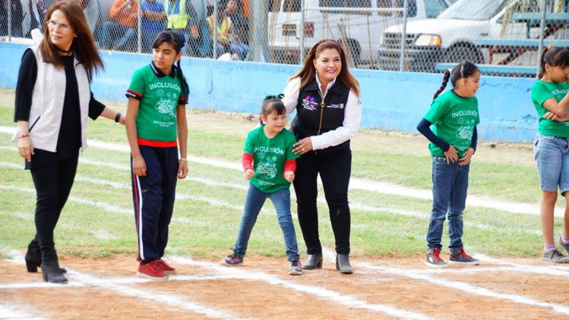  Inaugura alcaldesa Mini-Olimpiada de educación especial
