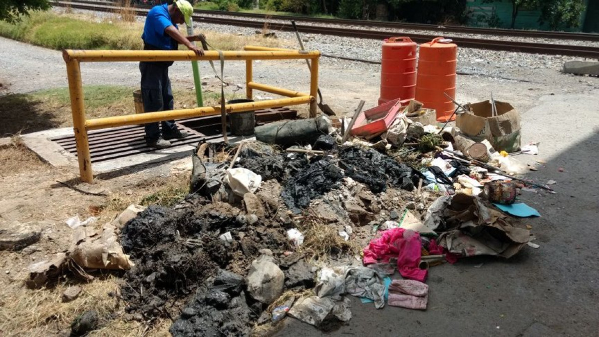 Realizarán campaña para evitar utilicen drenajes como basurero