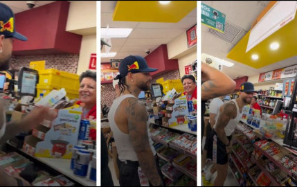 Maluma va a Oxxo por 'chelas' en Monterrey