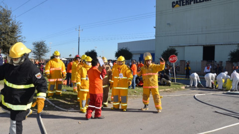 Miden respuesta de empleados y autoridades en simulacro de Campir