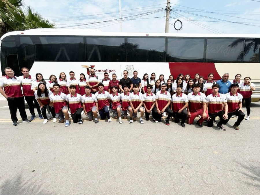 Salen más delegaciones tamaulipecas rumbo a Macro Regionales CONADE 2025