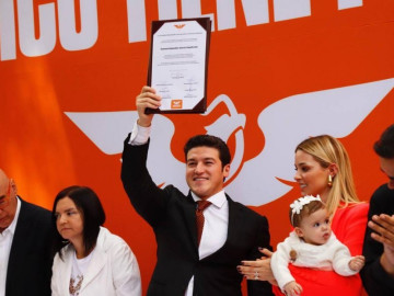 Samuel García se registra como precandidato a la Presidencia por MC