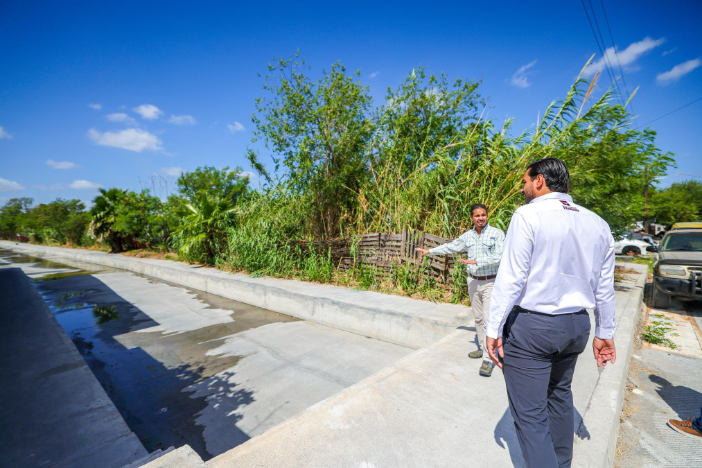 Drenes de Reynosa listos para la lluvia: Alcalde Carlos Peña Ortiz