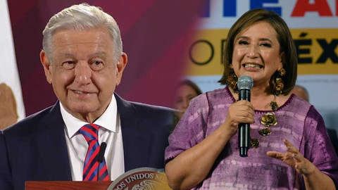 “Gané la apuesta”, dice AMLO tras triunfo de Xóchitl Gálvez en encuestas del Frente Amplio