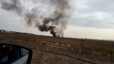 Se estrella avión militar en España