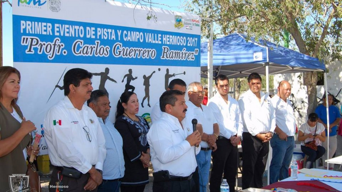 Realizan en VH primer evento de Pista y Campo 2017