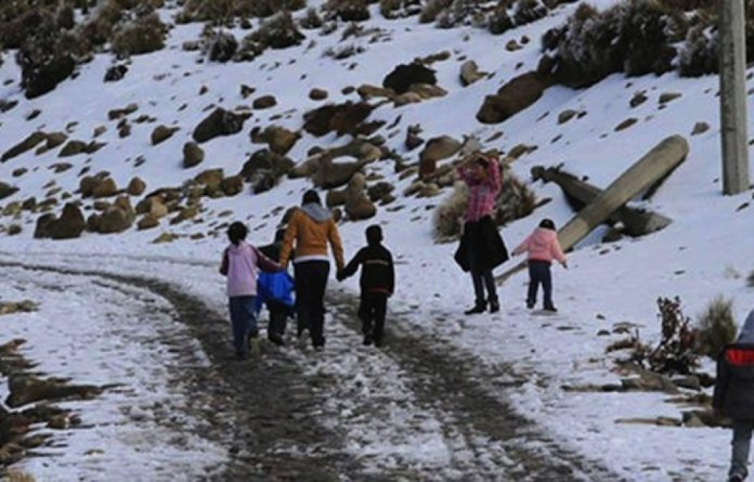 Registran temperatura de menos tres grados en sierra de Durango 