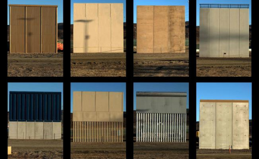 Casa Blanca confirma que Trump visitará prototipos de muro