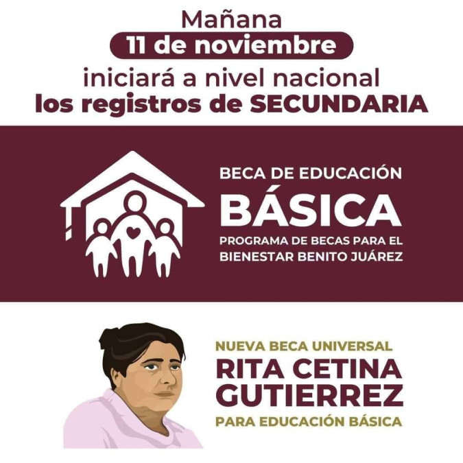 Invita Alcalde Carlos Peña Ortiz al Registro de Beca Universal para Estudiantes de Secundaria