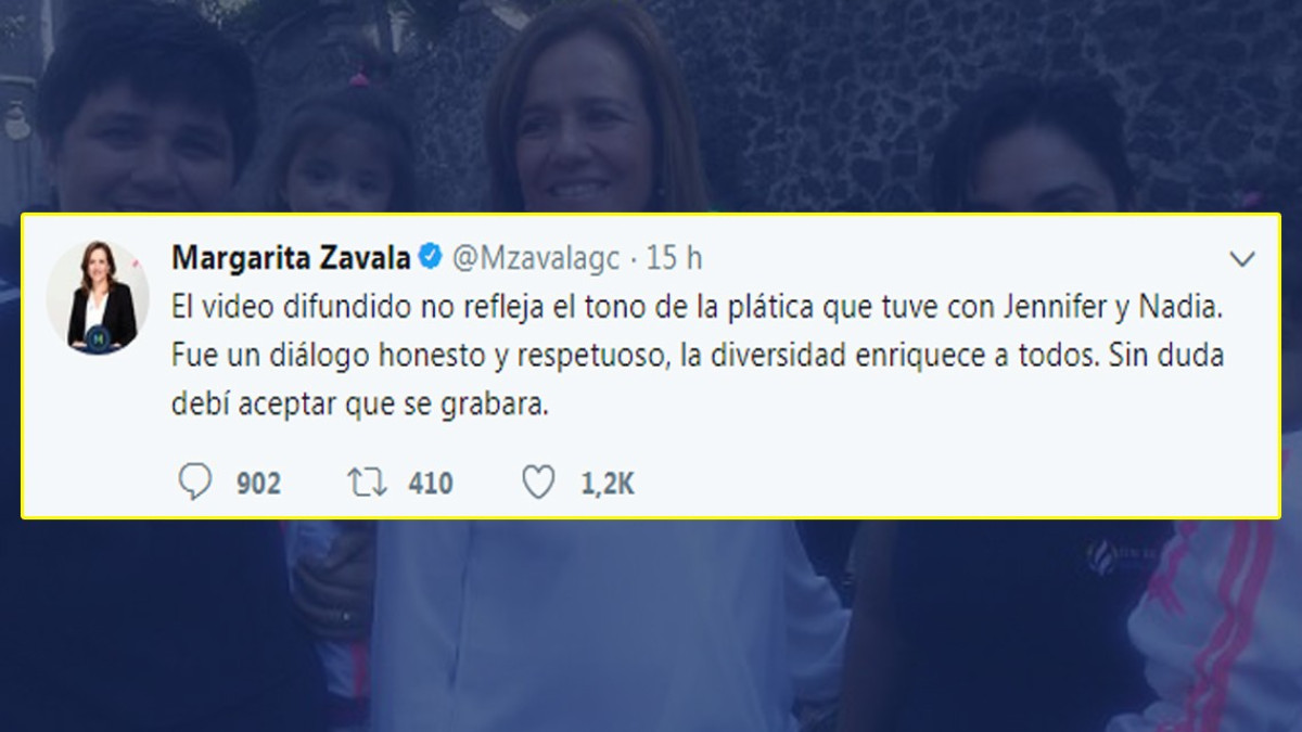 Margarita Zavala habla sobre polémica del video