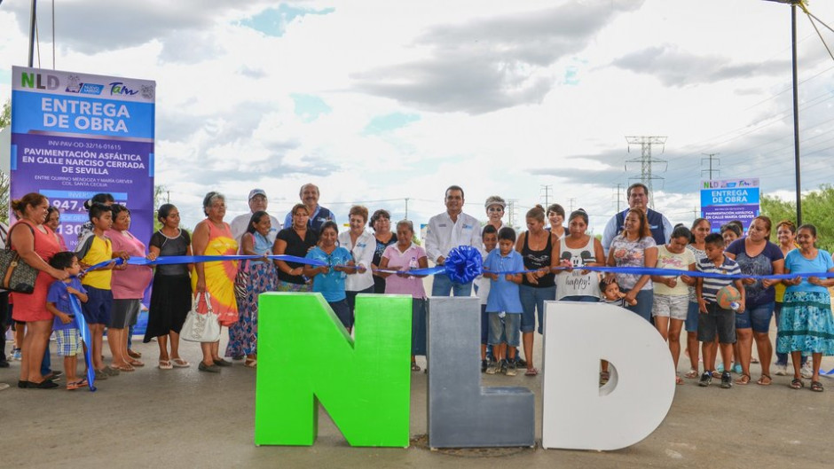 Benefician a colonias de Nuevo Laredo con más pavimentaciones