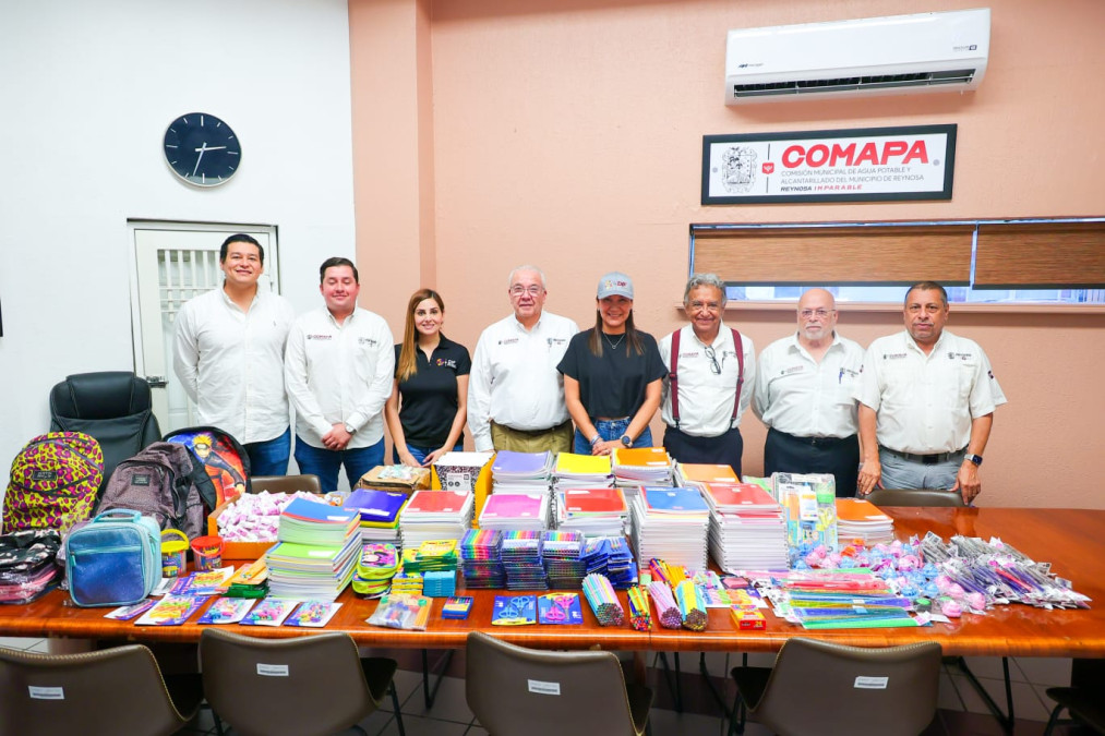 Reconoce DIF-Reynosa apoyo del Hospital Santander y Comapa en campaña “Todos Somos Útiles”