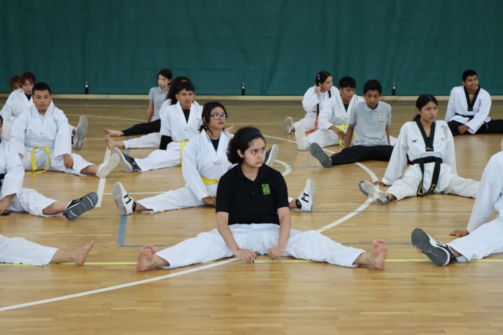 Fue sede Polideportivo Reynosa de Taller Intercolegial de Taekwondo
