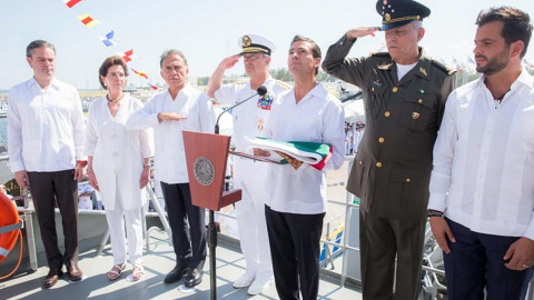 EPN abandera patrulla costera de Chichén Itzá