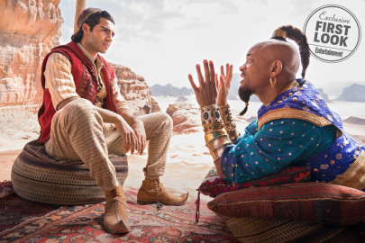 Revelan primeras imágenes de los personajes principales de Aladdin